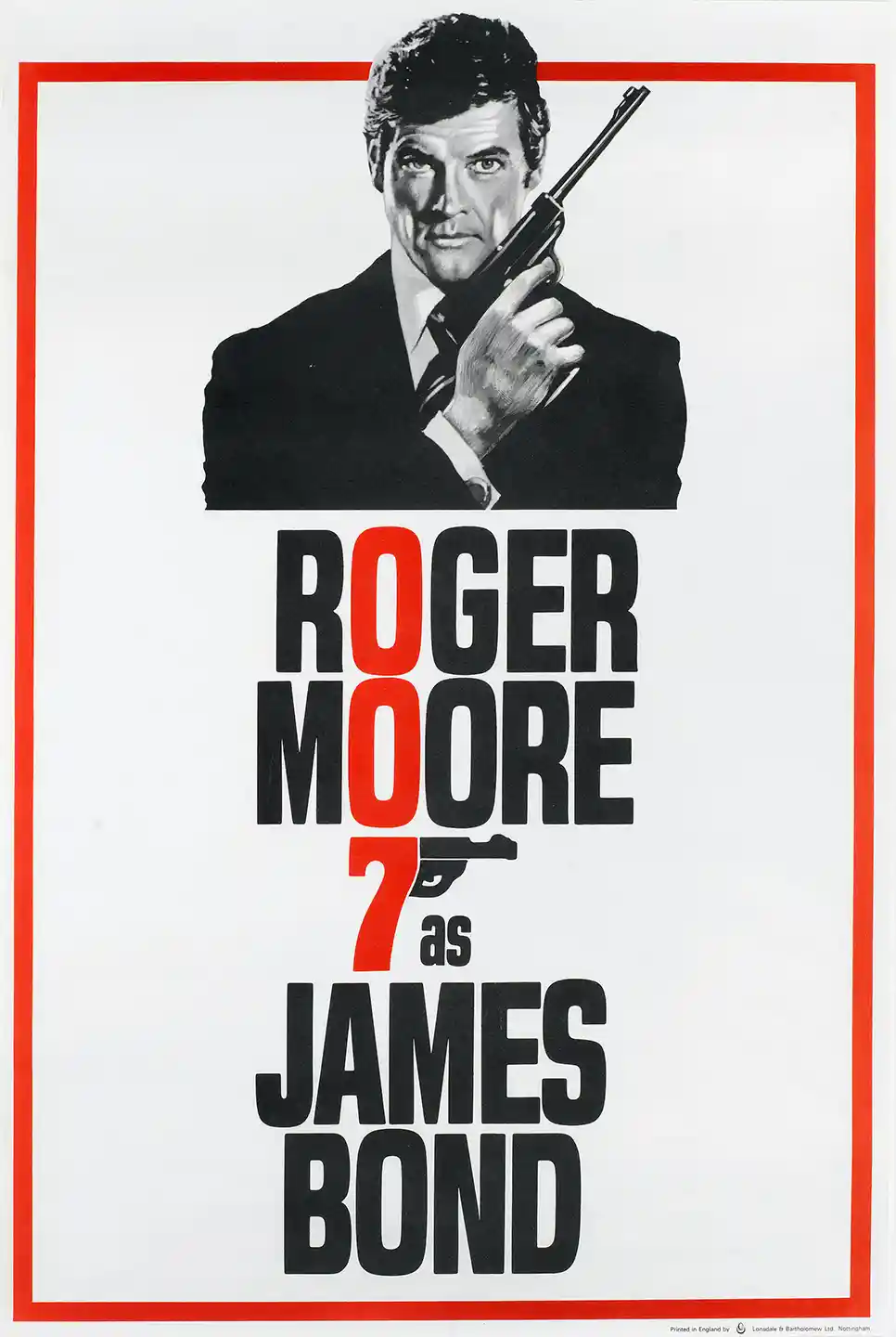 Live And Let Die (james Bond 007) Movie Poster – 1973 Minimalist Poster: Minimalist Action Wall Art Print