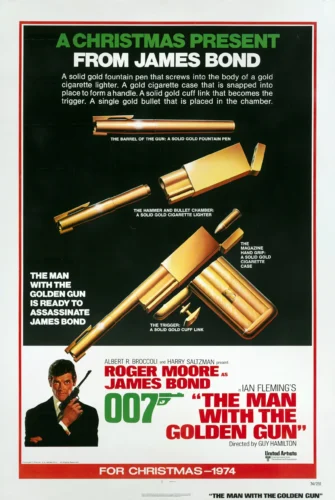 The Man with the Golden Gun 1974 James Bond Movie Vintage Poster