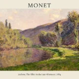 Claude Monet Jeufosse, Late Afternoon Effect Art Print