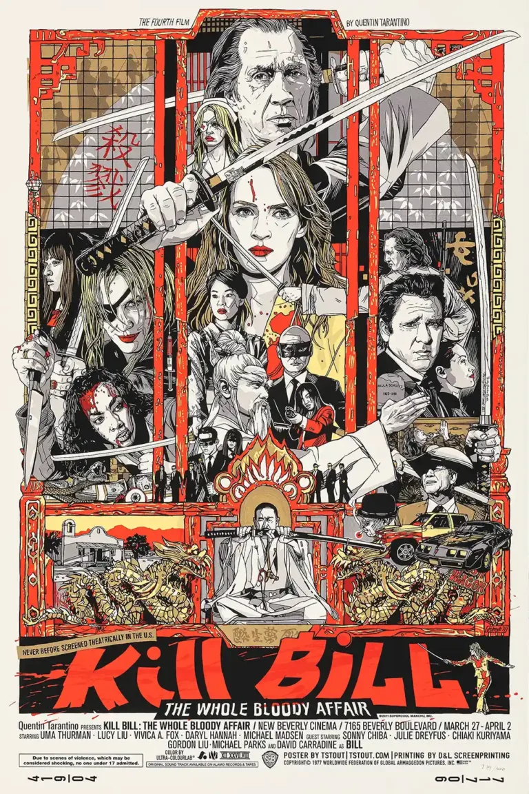 Kill Bill: The Whole Bloody Affair Movie Poster - High-Detail Art Print