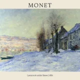 Lavacourt under Snow by Claude Monet, Winter Landscape Art Print