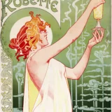 Privat Livemont Absinthe Robette 1895 Art Nouveau Vintage Art Print