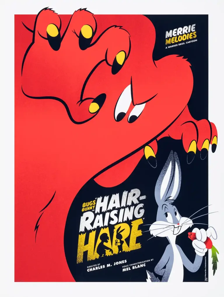 Bugs Bunny 'Hair-Raising Hare' Movie Poster - Michael De Pippo Mondo Art Print