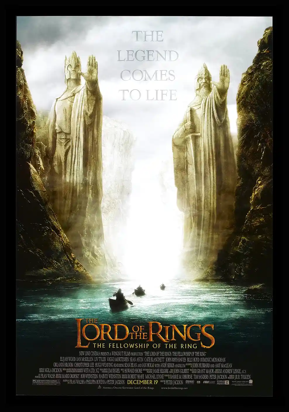 Lord Of The Rings Movie Poster – Collector Poster: Modern Horror Wall Art Print