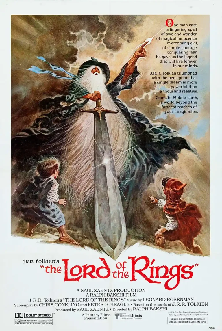 Lord Of The Rings (1978 Film) Movie Poster - 1978 Original Theatrical Poster