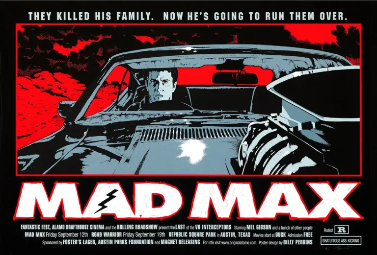 Mad Max Billy Perkins Movie Poster - Premium Wall Art Print