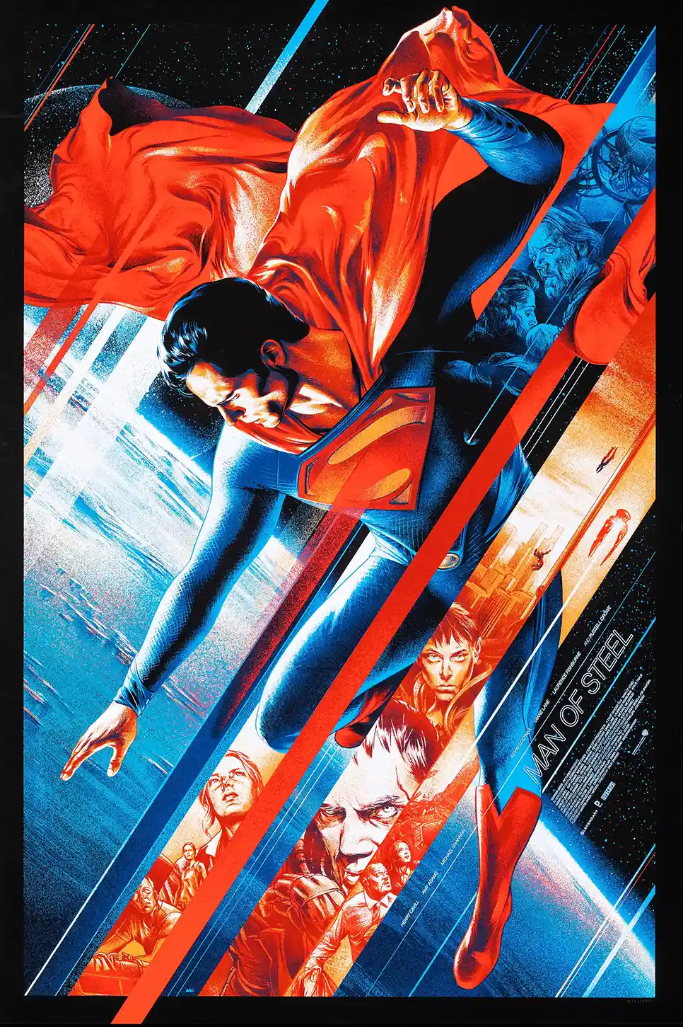 Martin Ansin Man of Steel Poster | Epic DC Superhero Art Print 3 Martin Ansin Man of Steel Poster | Epic DC Superhero Art Print