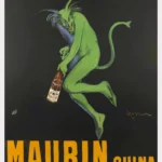 Maurin Quina Quinina Aperitif Green Devil Le Puy France