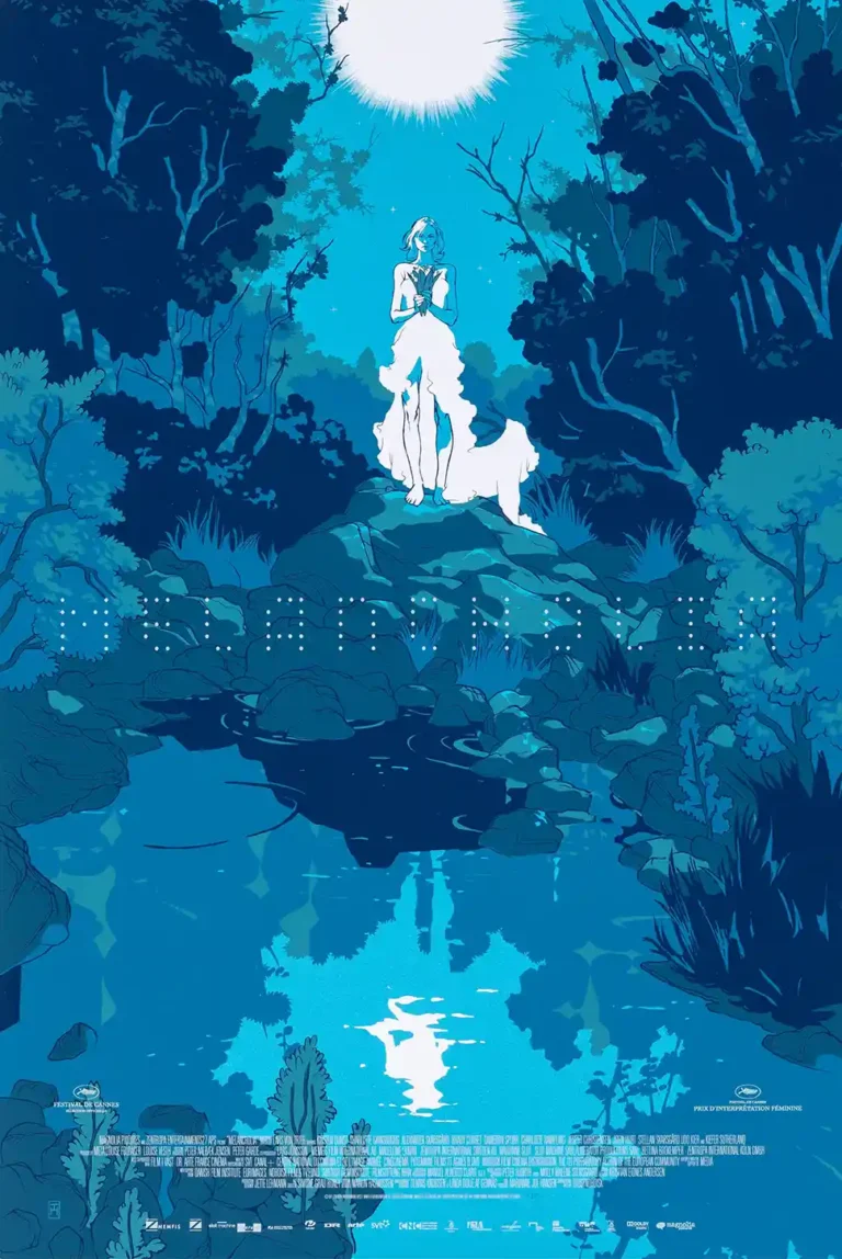 Melancholia Movie Poster - Dark Blue Art