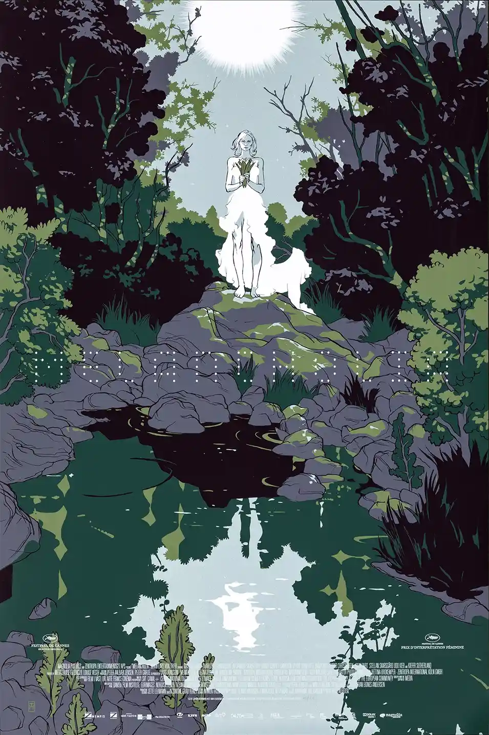 Tomer Hanuka Melancholia Mondo Poster | Lars von Trier Sci-Fi Drama Film Art