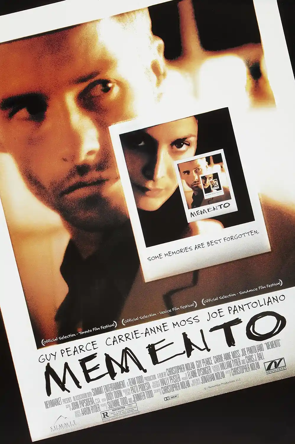 Memento Movie Poster – Official Poster: Modern Thriller Wall Art Print