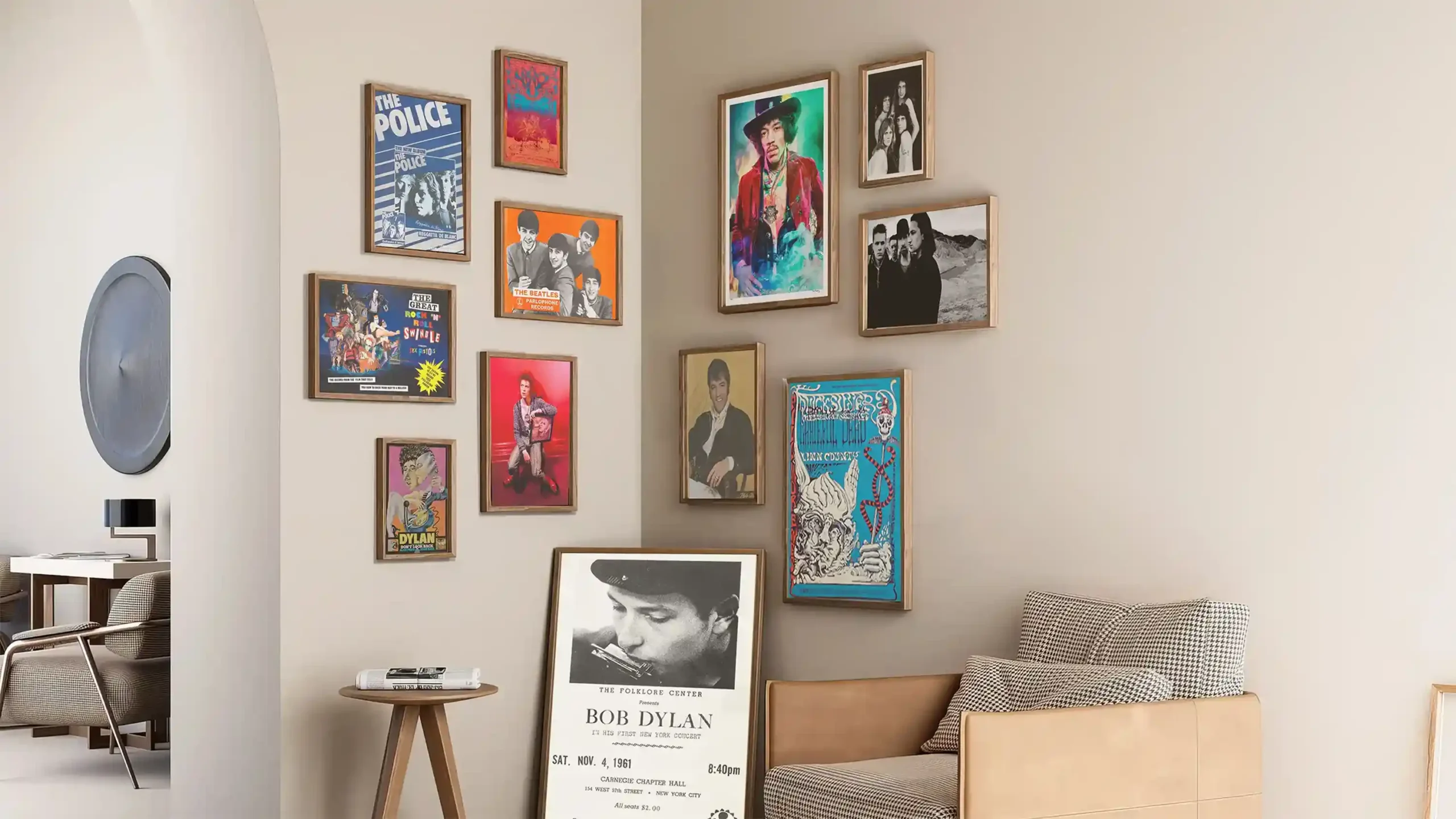 Music posters collection