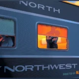 North by Northwest Laurent Durieux Train Scene Movie Poster