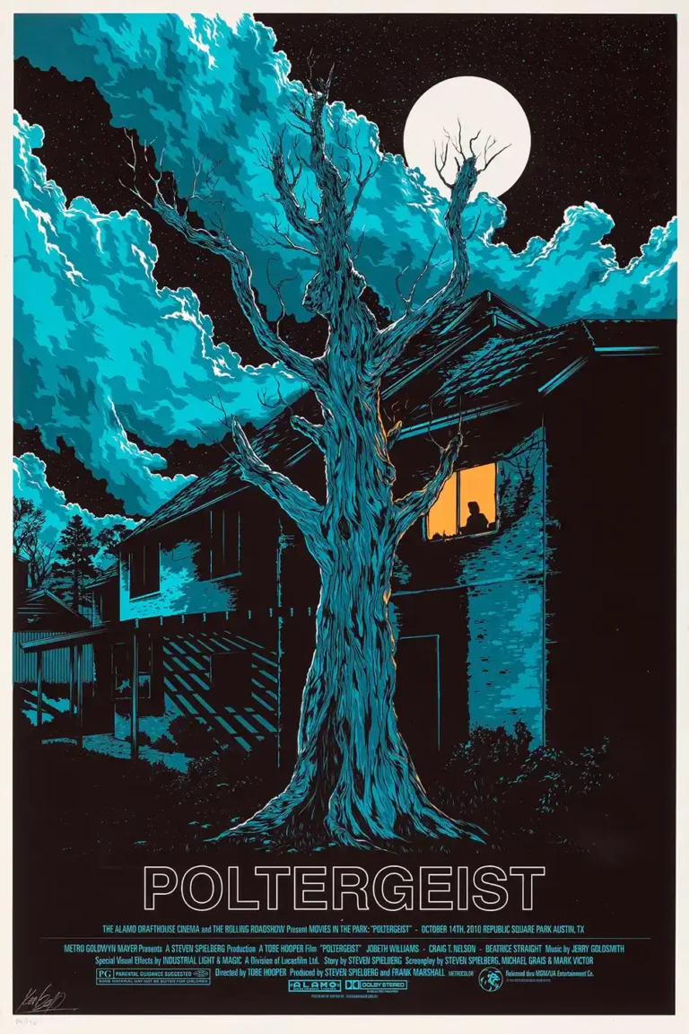 Poltergeist (1982) Movie Poster - Ken Taylor Limited Edition Art Print