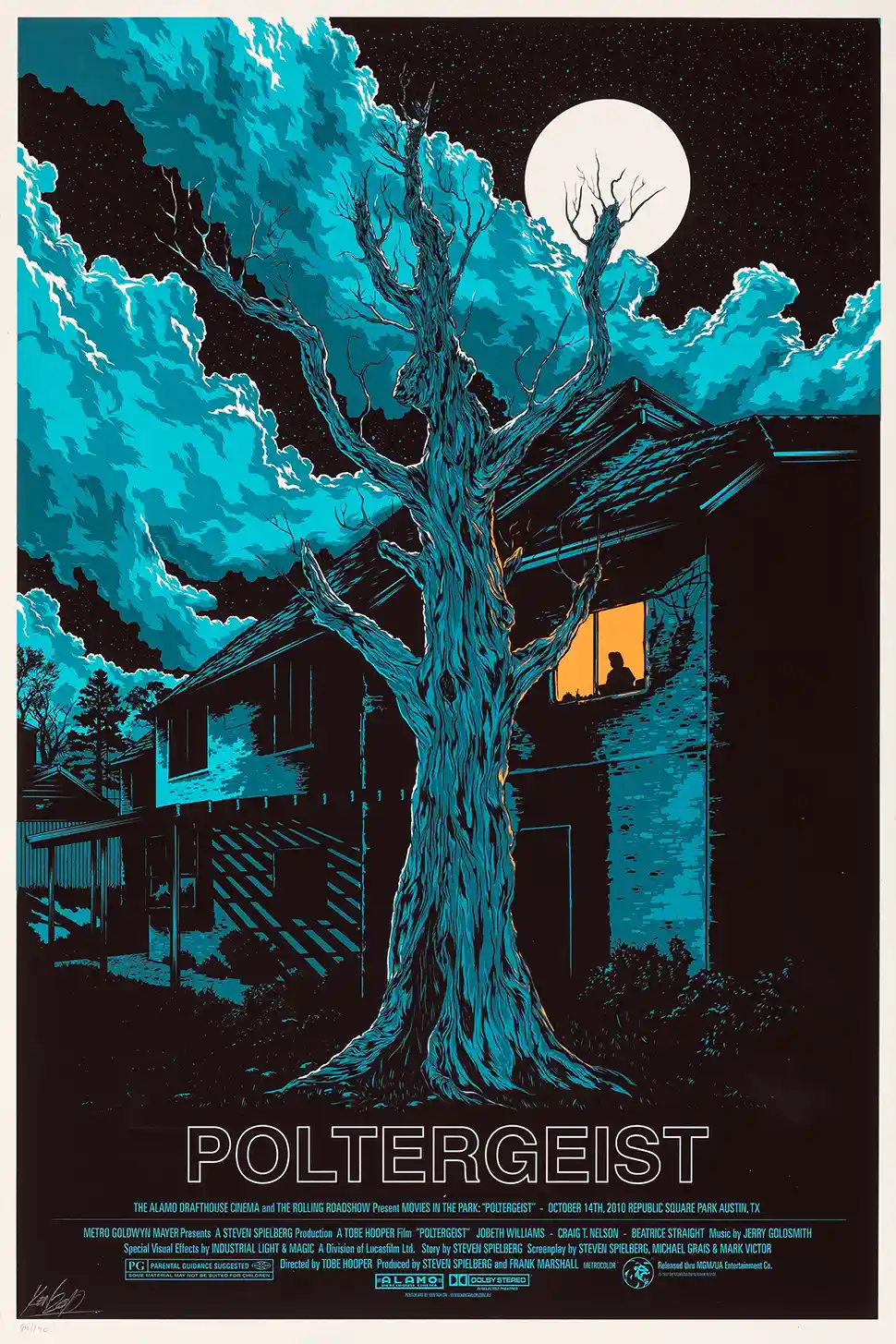 Poltergeist (1982) Mondo Poster | Ken Taylor Limited Edition Art Print