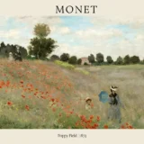Claude Monet Poppy Field 1873 Impressionist Landscape Version 3 Art Print
