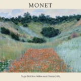 Claude Monet Poppy Field in a Hollow near Giverny 1885 Art Print