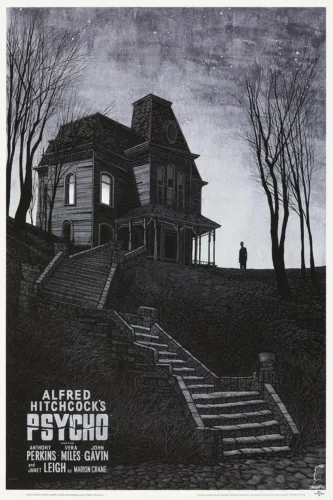 Alfred Hitchcock Psycho Bates Motel Daniel Danger Photography Print