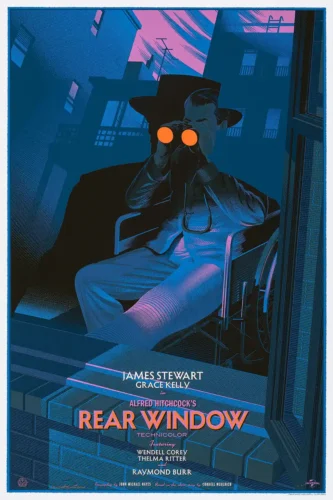 Alfred Hitchcock's Rear Window by Laurent Durieux Movie Poster