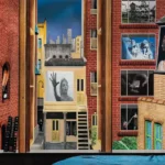 Henry Villegas "Rear Window AP 2" Collage Art Poster - Alfred Hitchcock Films Tribute 2 Rear Window AP 2 by Henry Villegas Zoetrope Galleries 2014