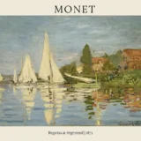 Regattas at Argenteuil 1872 by Claude Monet Impressionist Art Print