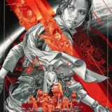 Rogue One Jyn Erso and Rebel Alliance Crew Mondo Style Movie Poster