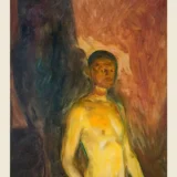 Edvard Munch, Self-Portrait in Hell (1903) Expressionist Art Print