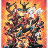 Spider-Geddon Spider-Verse Team Movie Poster by Jorge Molina