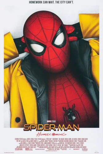 Spider-Man Homecoming Mondo Peter Parker Yellow Jacket Movie Poster