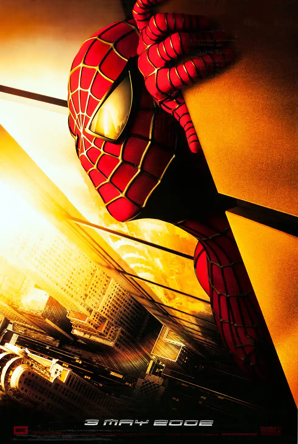 Spider-Man (2002) Movie Poster – 2001 Teaser Poster: Modern Superhero Wall Art Print