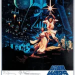 Star Wars 15th Anniversary Style B ReIssue Autographed Poster