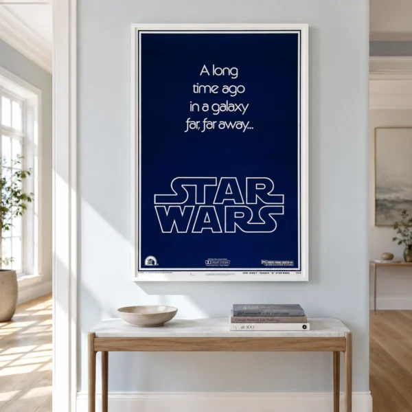 Star Wars 1977 A New Hope Teaser B Sci-Fi Movie Poster