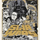 Star Wars A New Hope Tyler Stout Illustrated Movie Poster