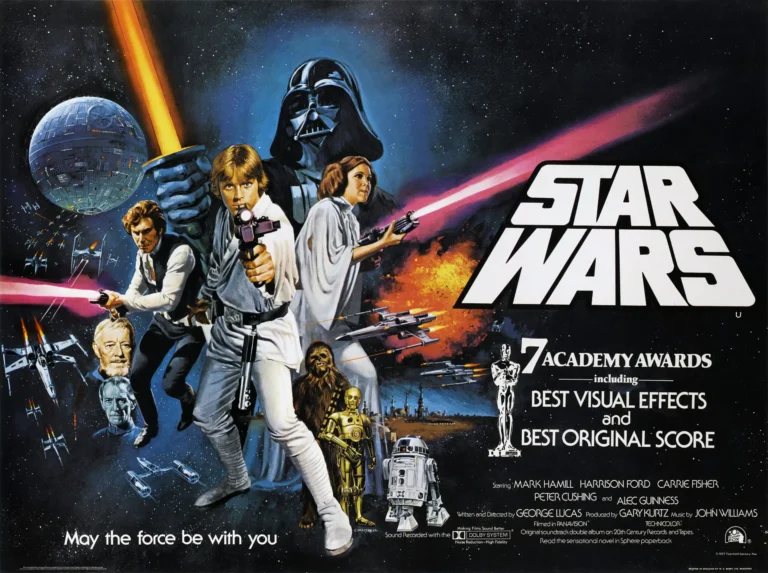 Star Wars: A New Hope (1977) Movie Poster - 1977 Original Theatrical Poster (Style A)