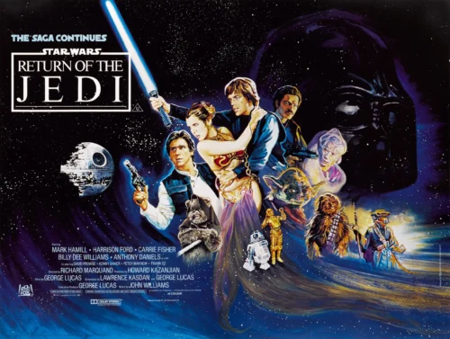 Return of the Jedi 1983 British Theatrical Movie Poster
