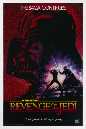 Star Wars Revenge of the Jedi 1983 Teaser Movie Poster