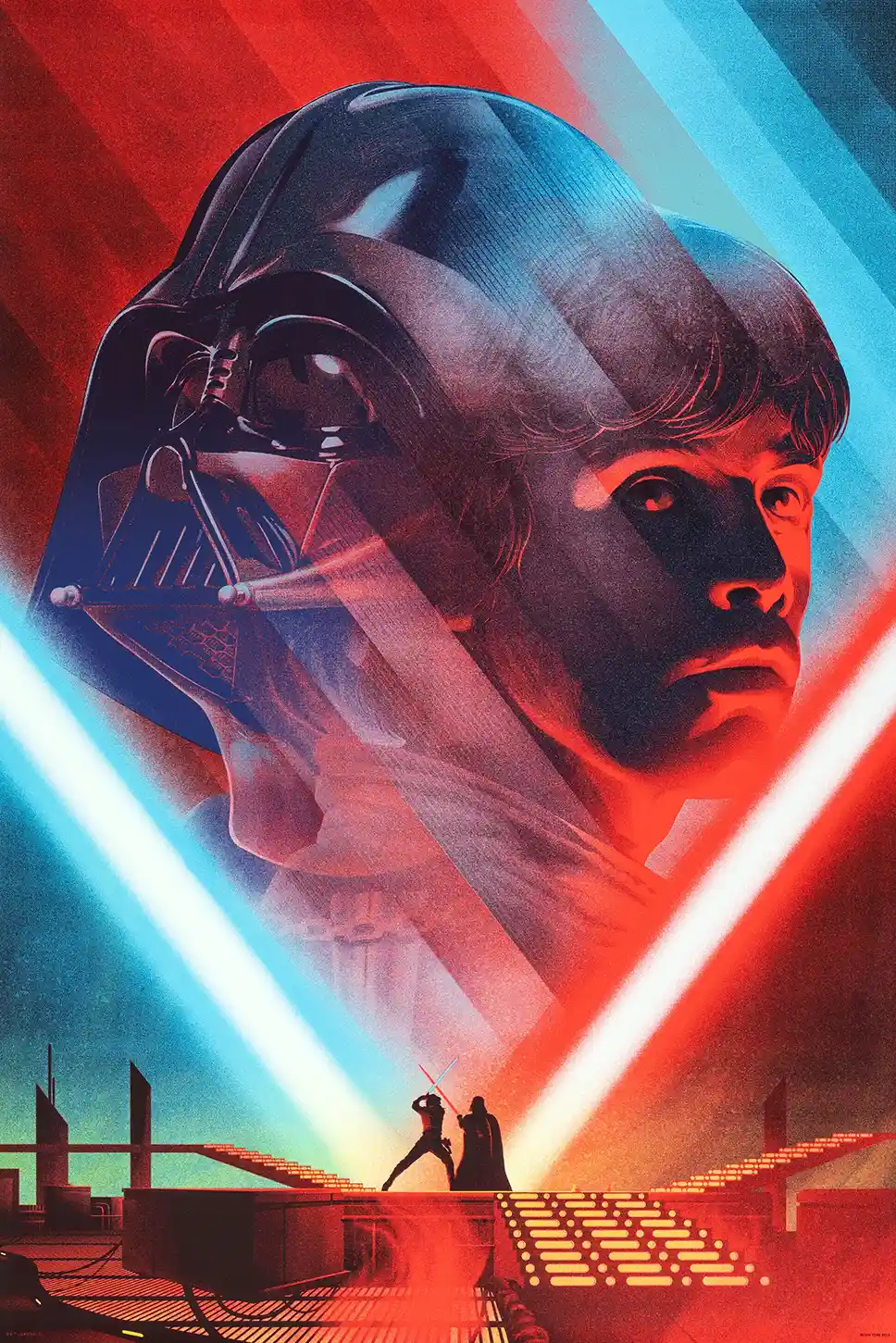 Kevin Tong Mondo Poster - Star Wars V: The Empire Strikes Back Art Print