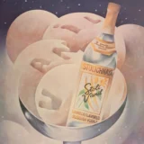Stoli Vanil Stolichnaya Vodka Vintage Advertising Art Print