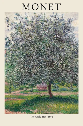 Claude Monet The Apple Tree 1879 Impressionist Art Print