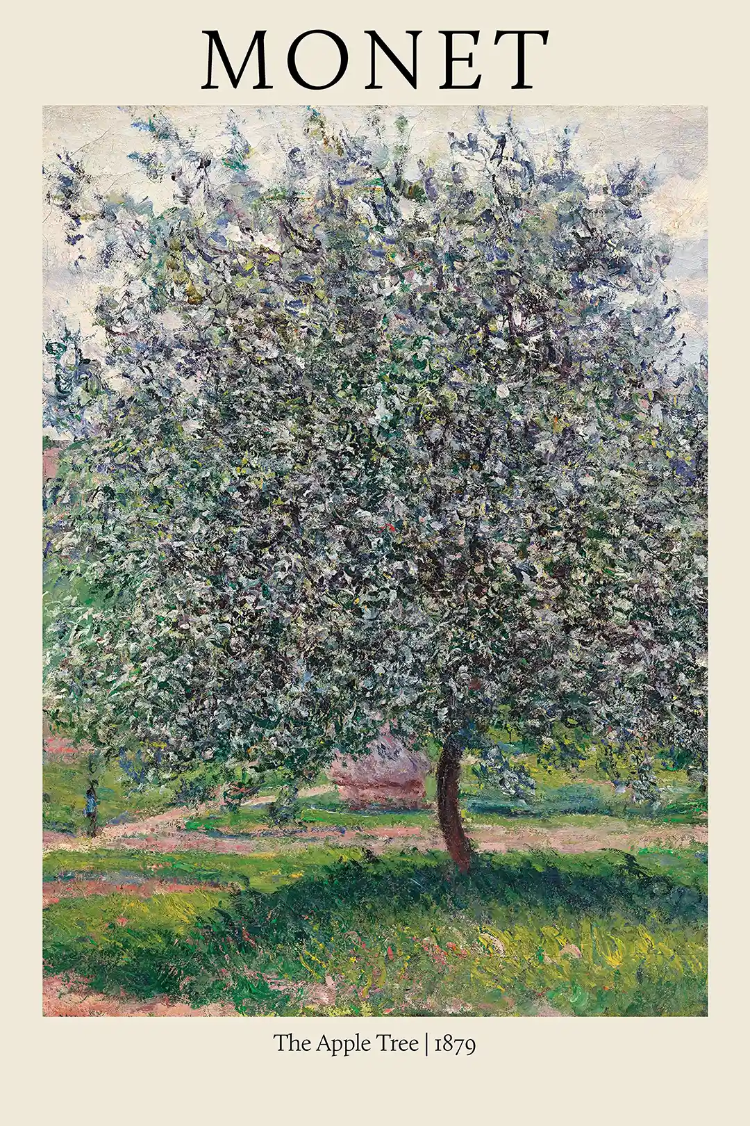 Claude Monet "The Apple Tree" (1879) Impressionism Poster | Vintage Art Print