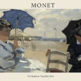 Claude Monet, The Beach at Trouville Impressionist Art Print