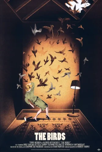 Alfred Hitchcock's The Birds Adam Simpson Mondo Movie Poster