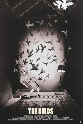 Alfred Hitchcock The Birds, Adam Simpson Photography Print