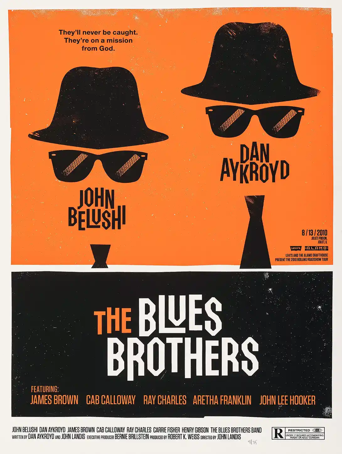Olly Moss The Blues Brothers Mondo Poster | Jake & Elwood Mission from God Art Print 3 Olly Moss The Blues Brothers Mondo Poster | Jake & Elwood Mission from God Art Print