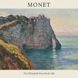 Claude Monet The Cliff and the Porte d'Aval 1885 Landscape Art Print