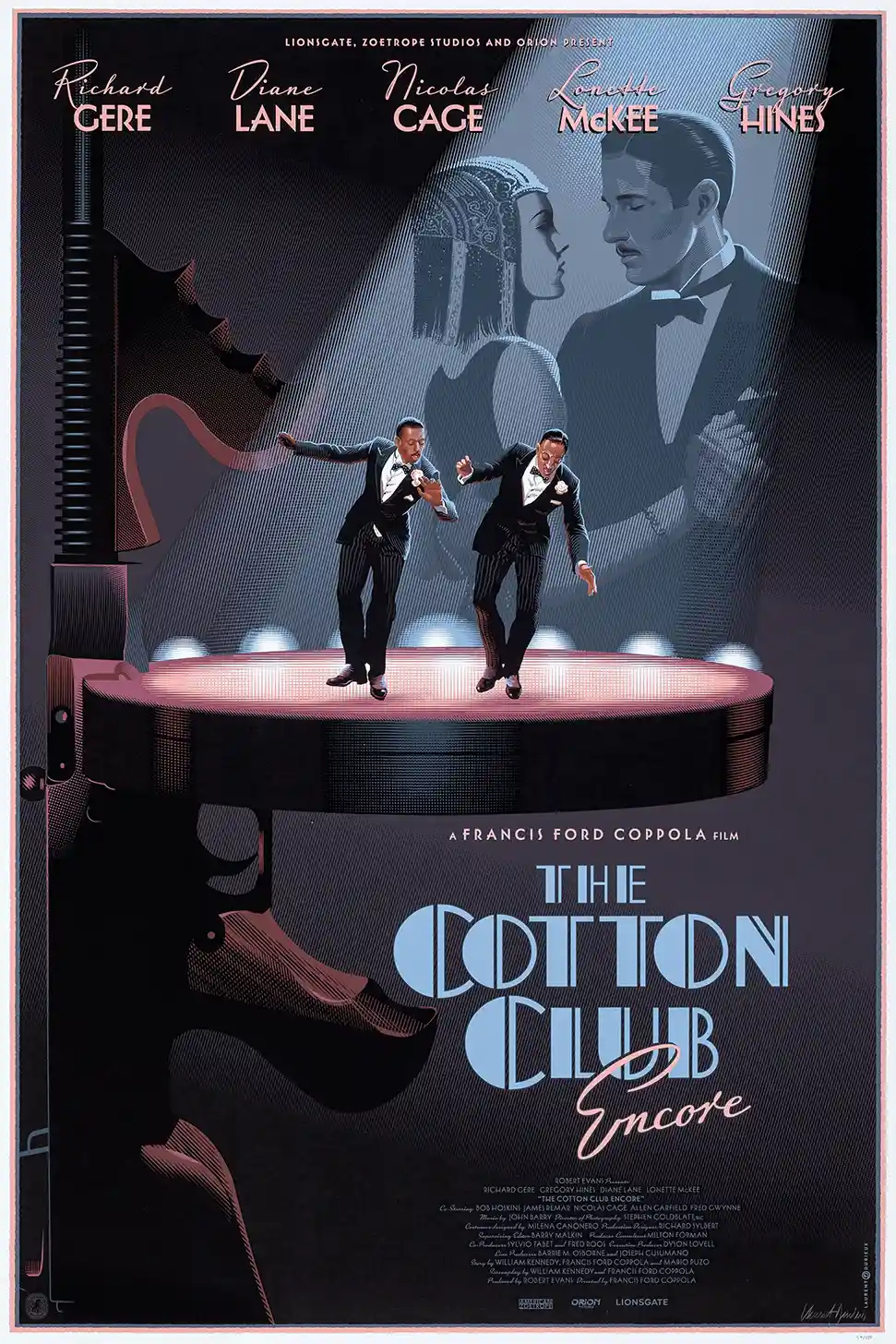 The Cotton Club Encore Mondo Poster by Laurent Durieux | Francis Ford Coppola Film Art