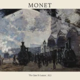 Monet The Gare St-Lazare 1877 Impressionist Train Station Art Print