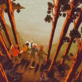 The Goonies Mondo Coastline Adventure Illustration Movie Poster