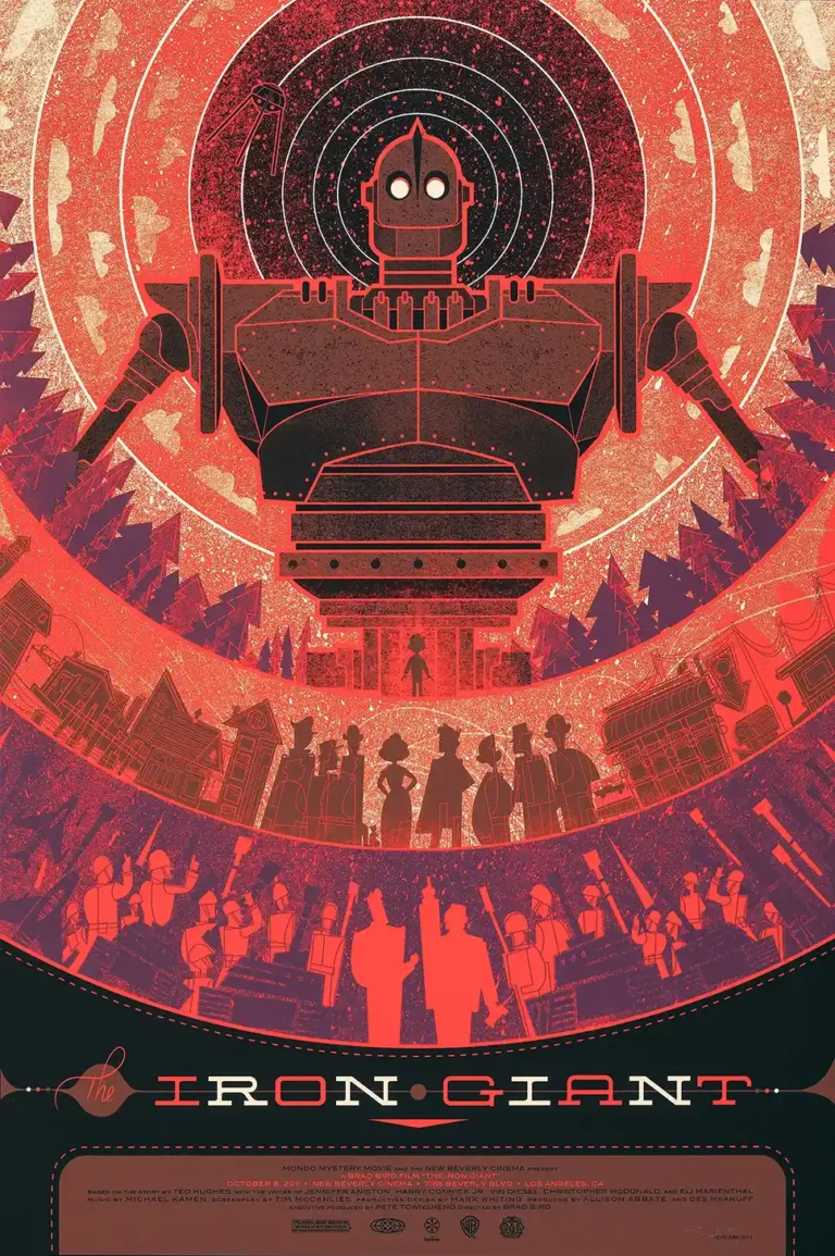 The Iron Giant Movie Poster - Premium Wall Art Print