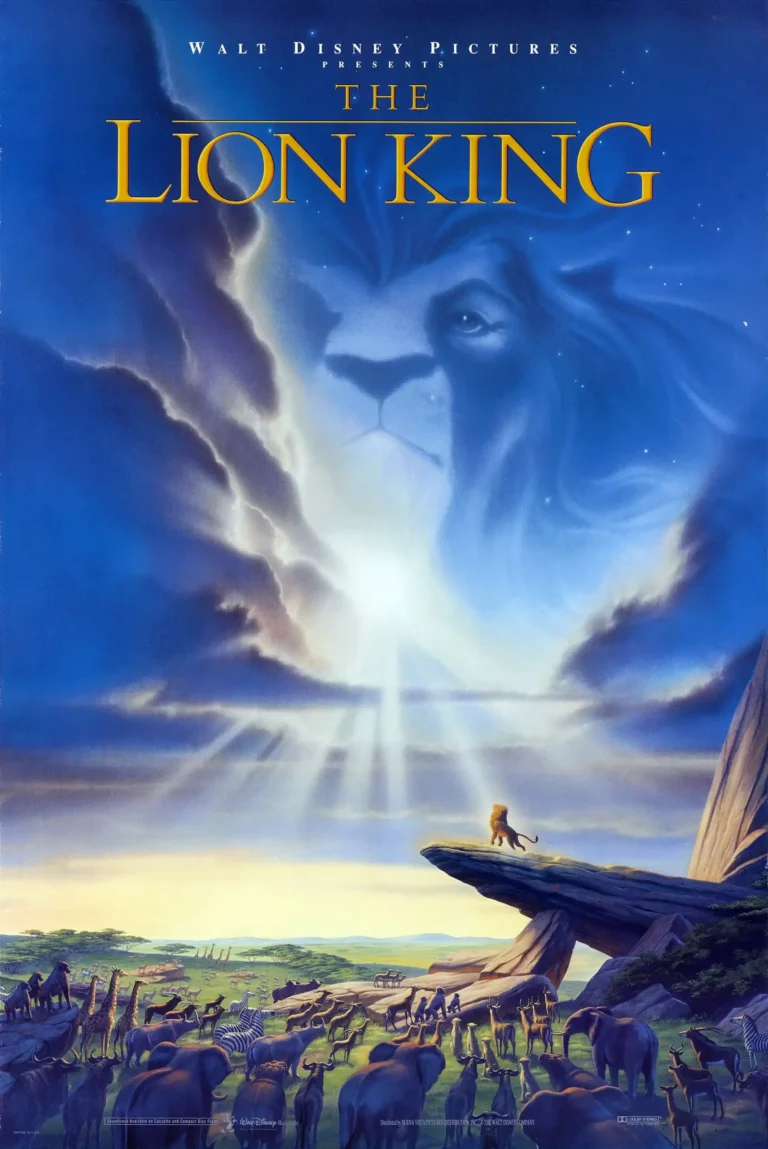 Lion King 1994 Pride — majestic cinematic poster for The Lion King 1994 featuring Simba on
